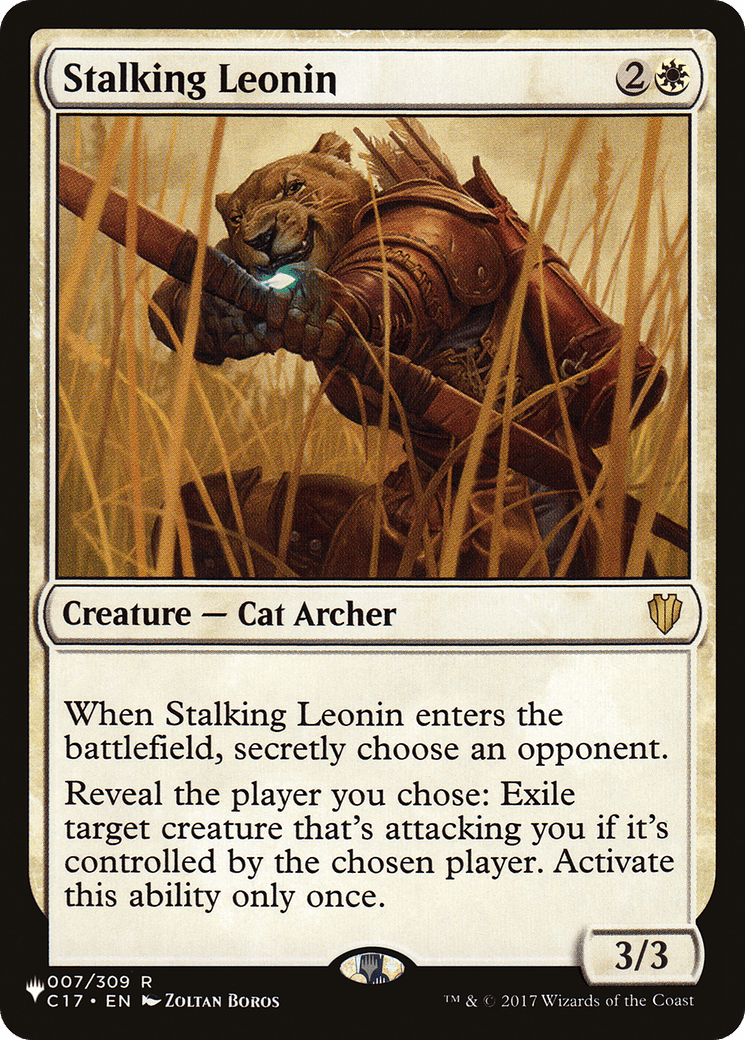 Stalking Leonin [The List]