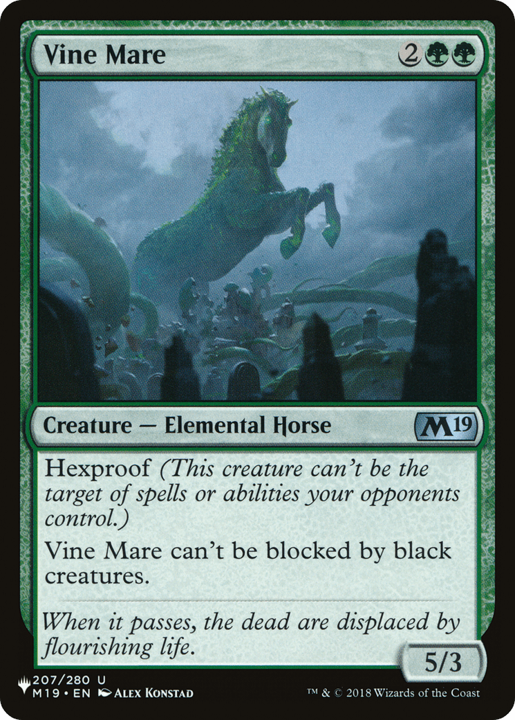Vine Mare |  (M19-207) [The List]