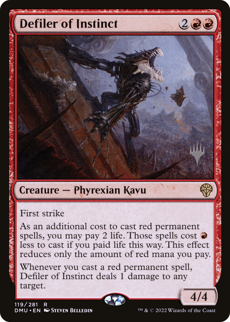 Defiler of Instinct (PDMU-119P) - Dominaria United Promos Foil