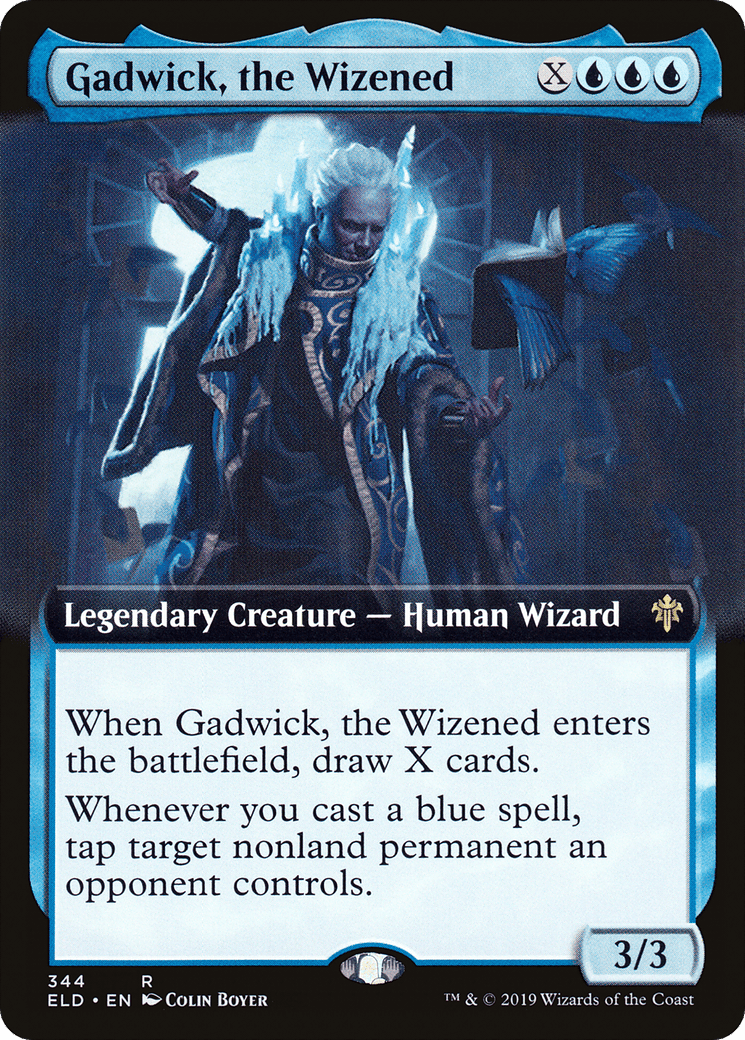 Gadwick, the Wizened (Extended Art) [Throne of Eldraine] Foil