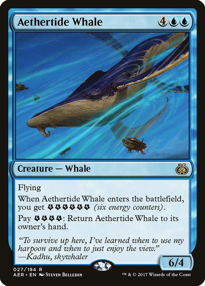 Aethertide Whale 27/184 (Aether Revolt) 