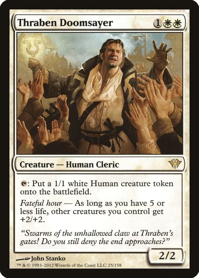 Thraben Doomsayer 25/158 (Dark Ascension)  - Foil