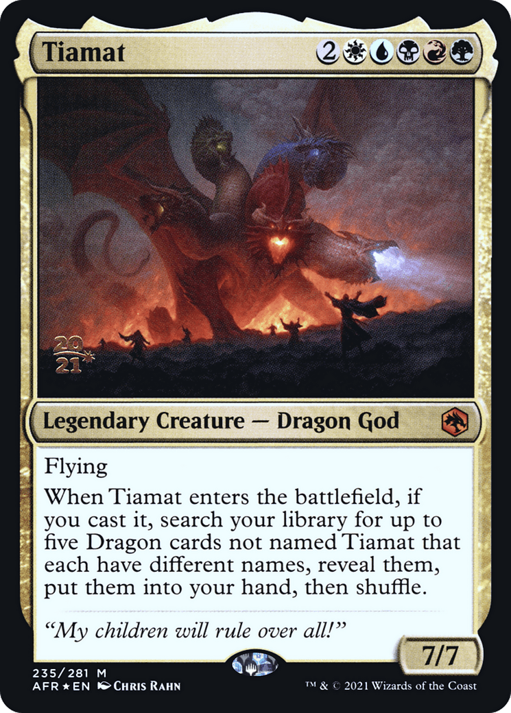 Tiamat [Dungeons & Dragons: Adventures in the Forgotten Realms Prerelease Promos]