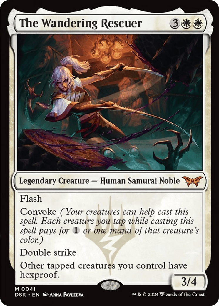 The Wandering Rescuer [Duskmourn: House of Horror] Foil