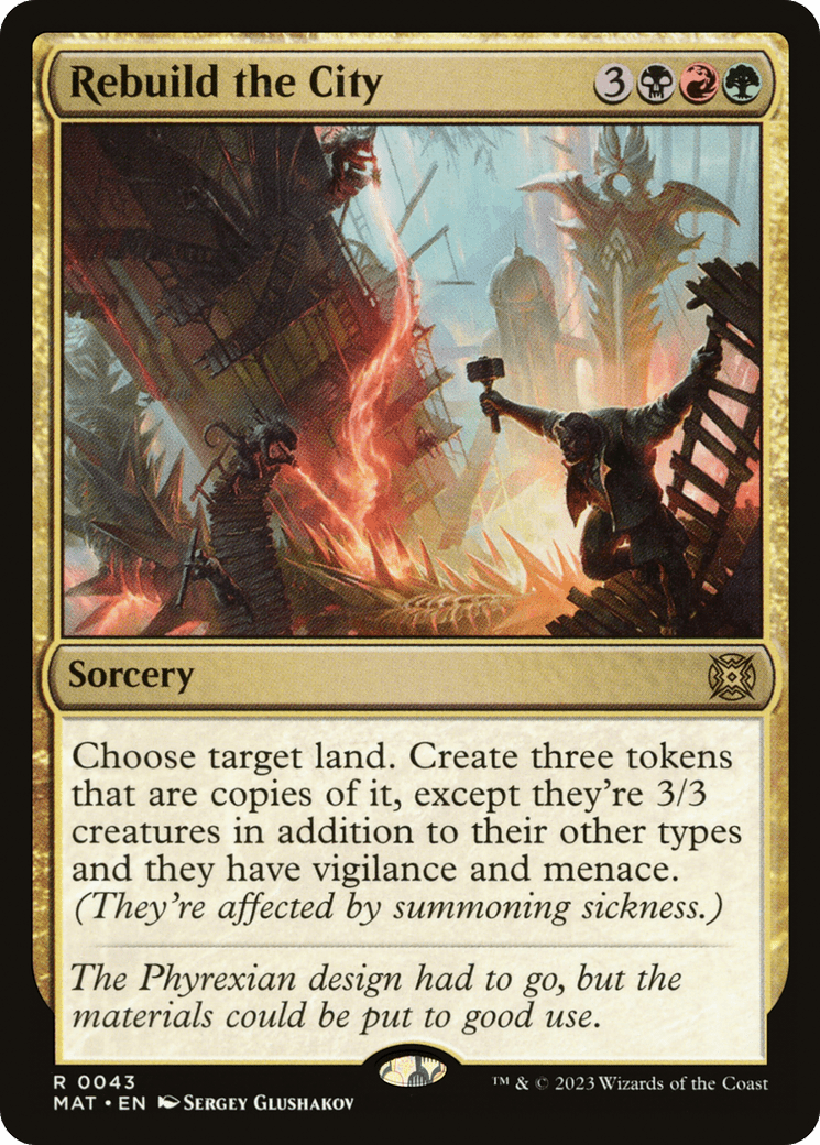 Rebuild the City [March of the Machine: The Aftermath] Foil