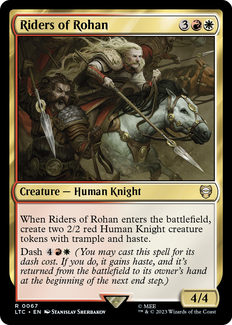 Riders of Rohan [The Lord of the Rings: Tales of Middle-Earth Commander] Foil