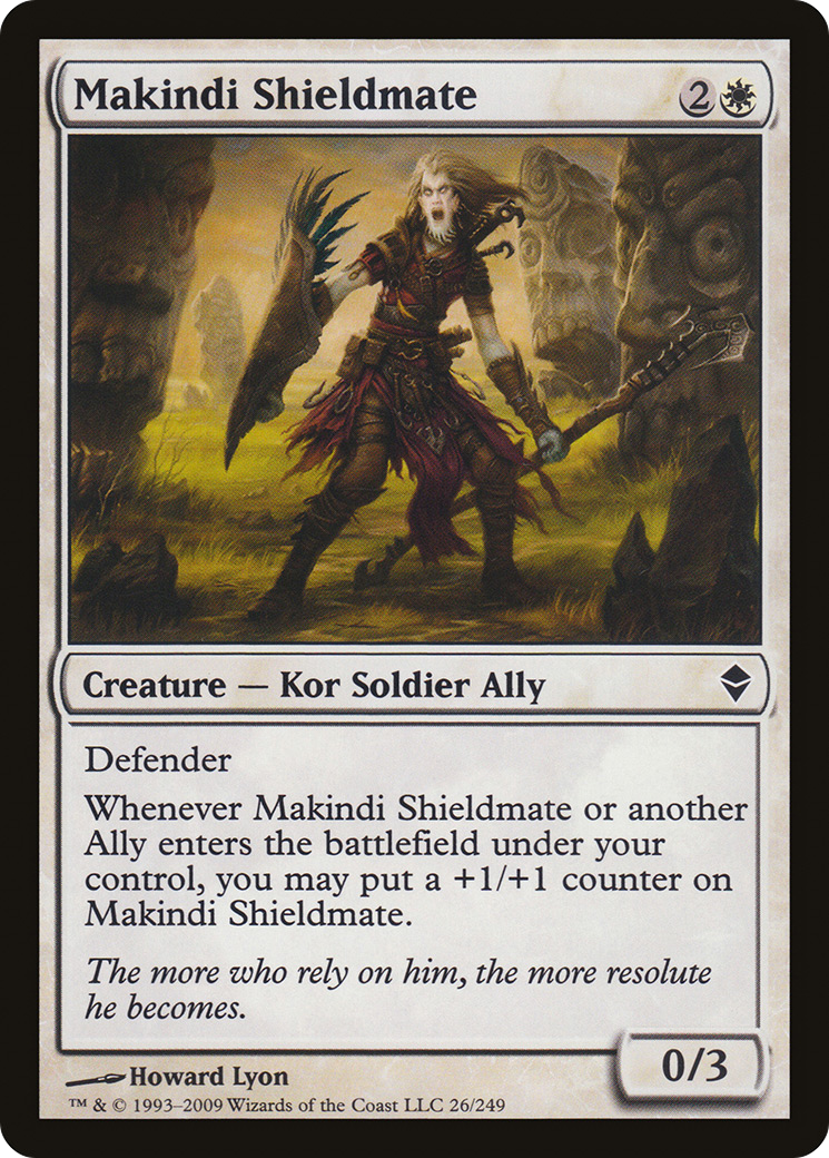 Makindi Shieldmate [Zendikar] Foil
