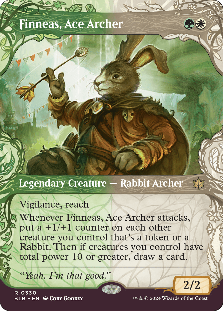 Finneas, Ace Archer (Showcase) [Bloomburrow] Foil