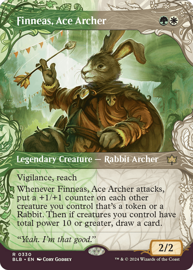 Finneas, Ace Archer (Showcase) [Bloomburrow] Foil