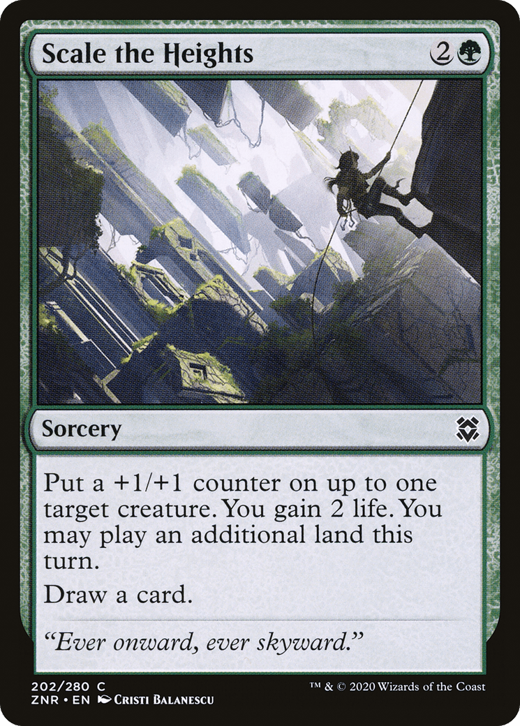 Scale the Heights [Zendikar Rising] Foil