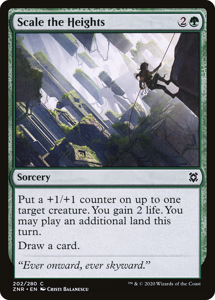 Scale the Heights [Zendikar Rising] Foil