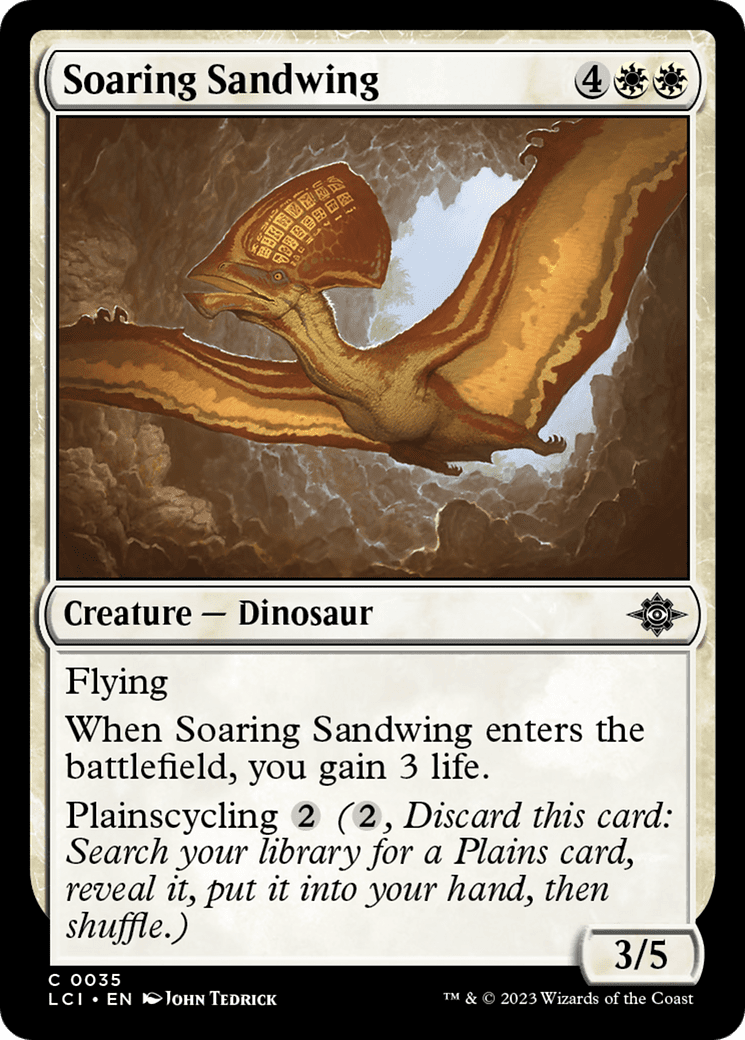 Soaring Sandwing [The Lost Caverns of Ixalan] Foil