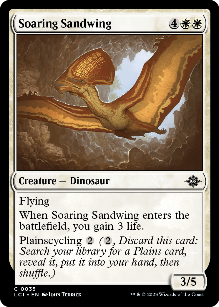 Soaring Sandwing [The Lost Caverns of Ixalan] Foil