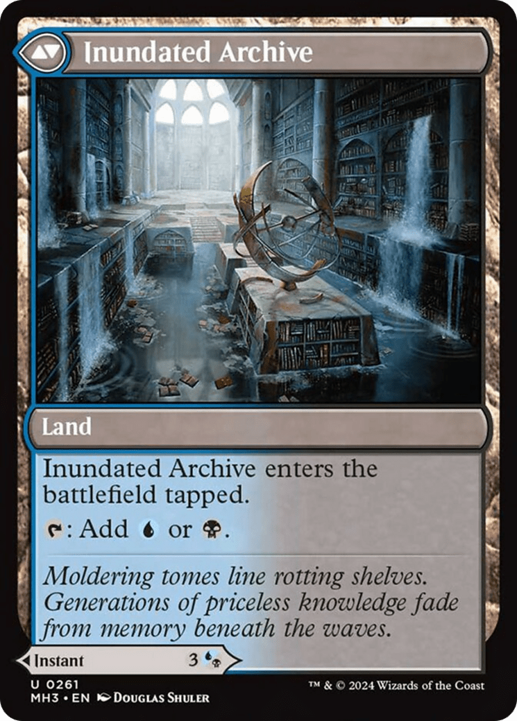 Waterlogged Teachings //Inundated Archive [Modern Horizons 3] Foil