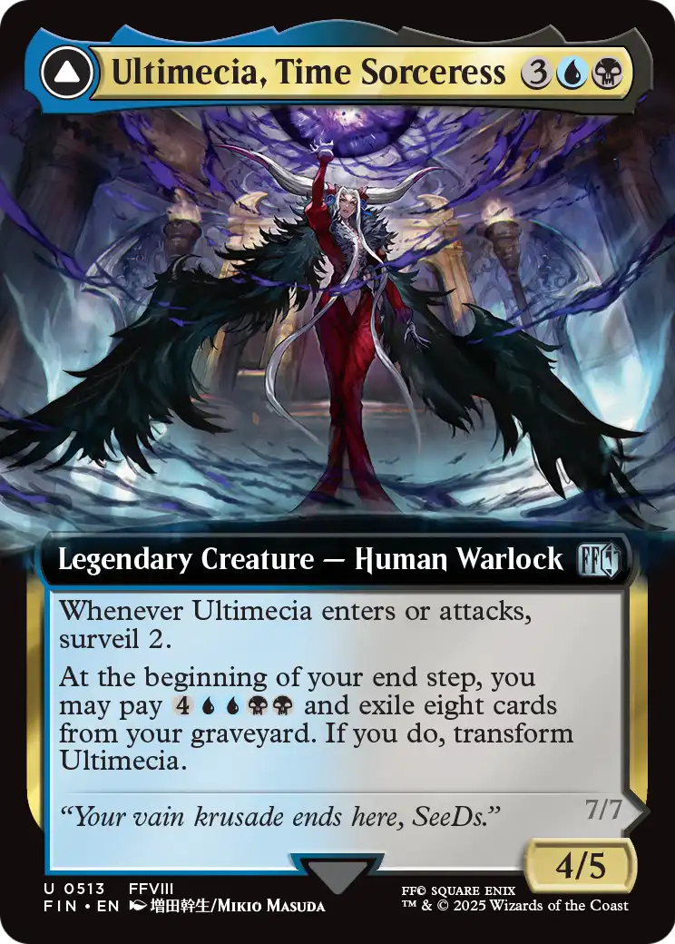 Ultimecia, Time Sorceress (Extended Art) (513) [FINAL FANTASY]  Foil