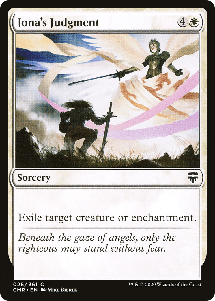 Iona's Judgment [Commander Legends] Foil