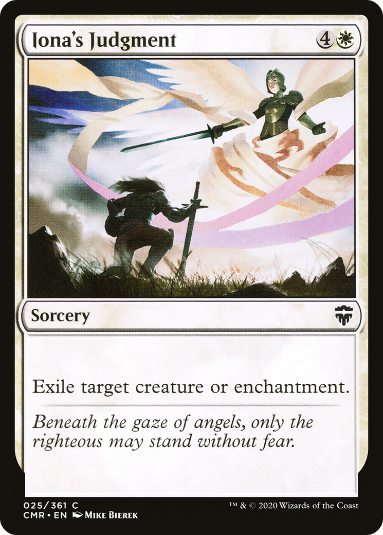 Iona's Judgment [Commander Legends] Foil