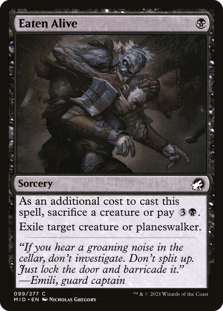 Eaten Alive [Innistrad: Midnight Hunt] Foil