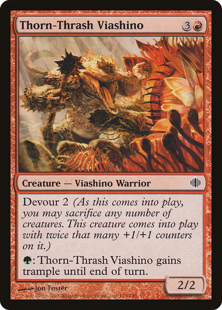 Thorn-Thrash Viashino [Shards of Alara] Foil