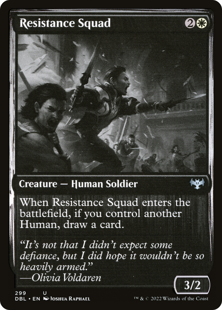 Resistance Squad [Innistrad: Double Feature] Foil