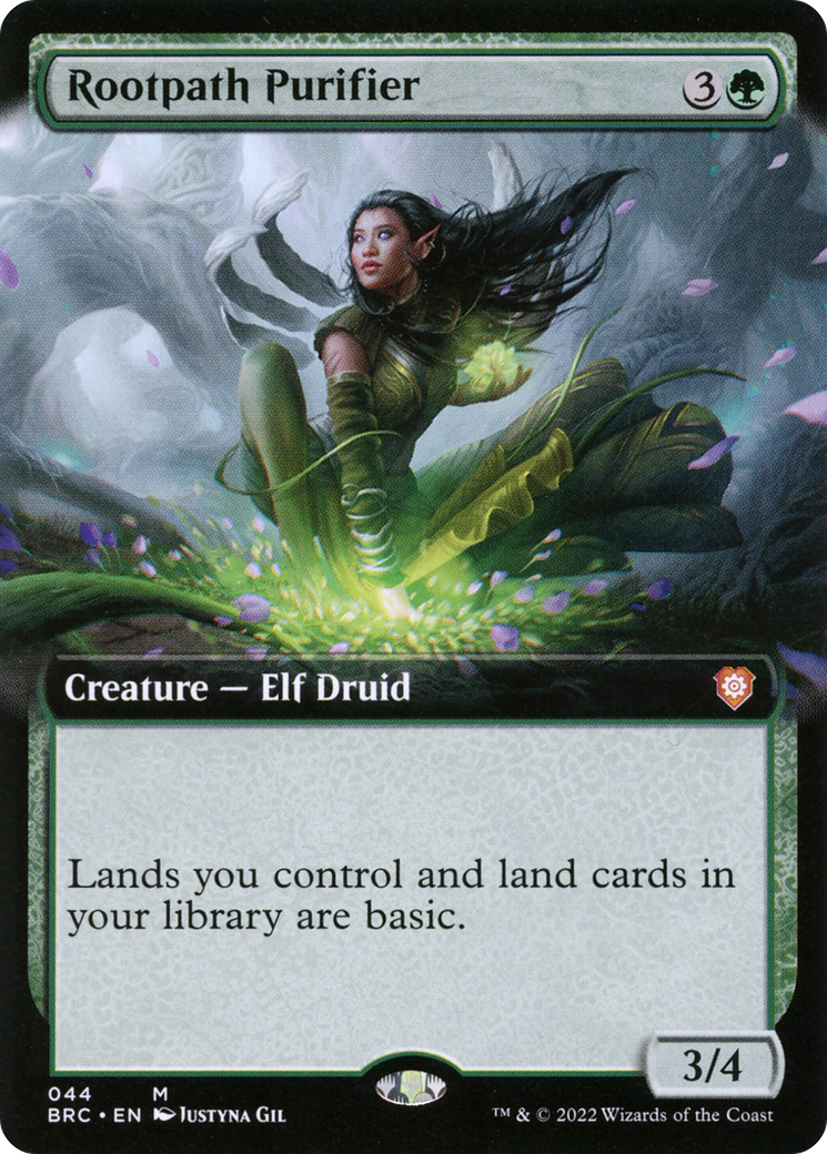 Rootpath Purifier (Extended Art) [The Brothers' War Commander] Foil