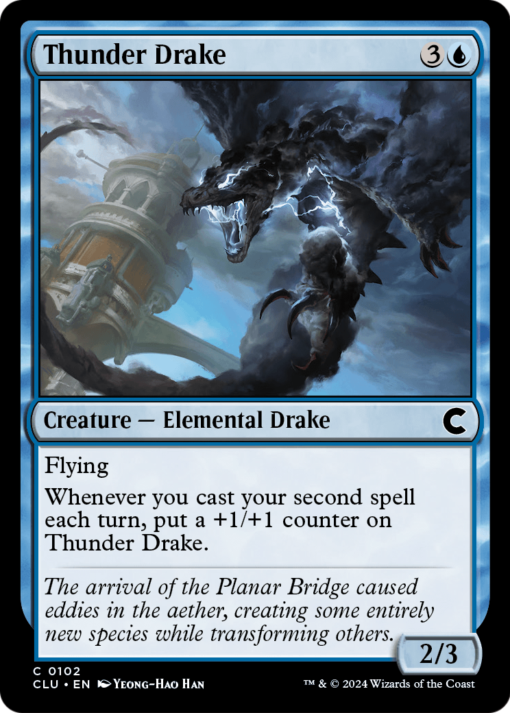 Thunder Drake [Ravnica: Clue Edition]