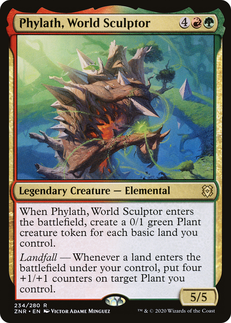 Phylath, World Sculptor [Zendikar Rising] Foil