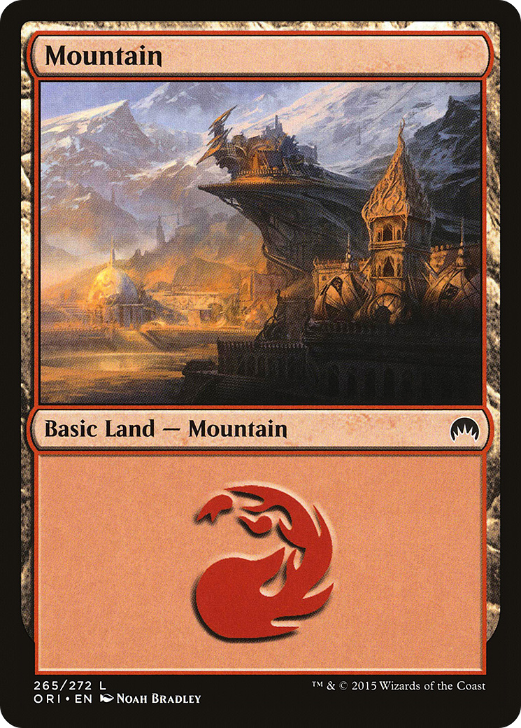 Mountain (265) [Magic Origins] Foil