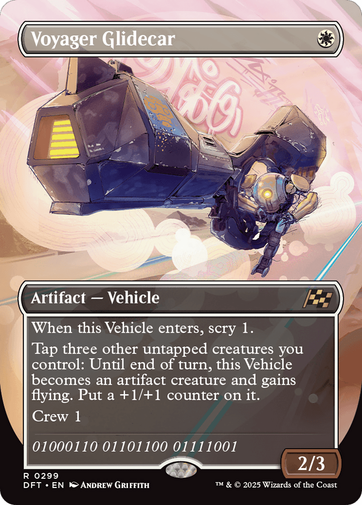 Voyager Glidecar |  Foil (299) [Aetherdrift]