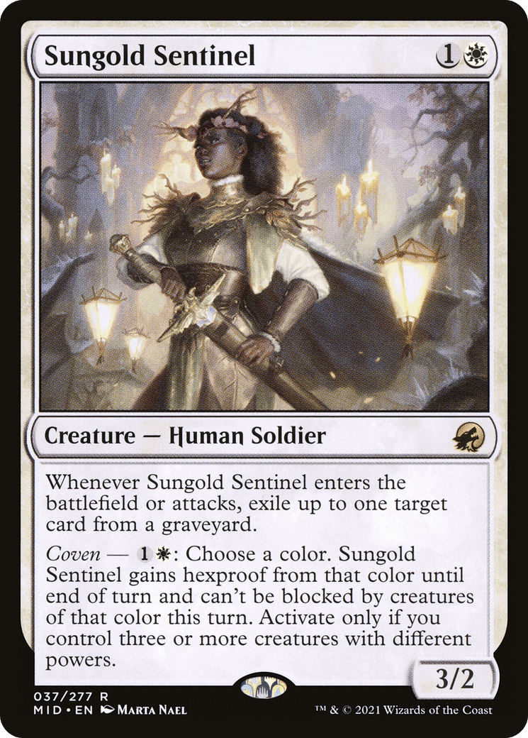 Sungold Sentinel [Innistrad: Midnight Hunt] Foil