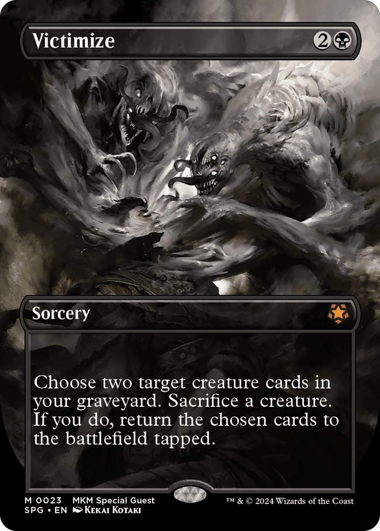 Victimize (Borderless) [Murders at Karlov Manor Special Guests] Foil