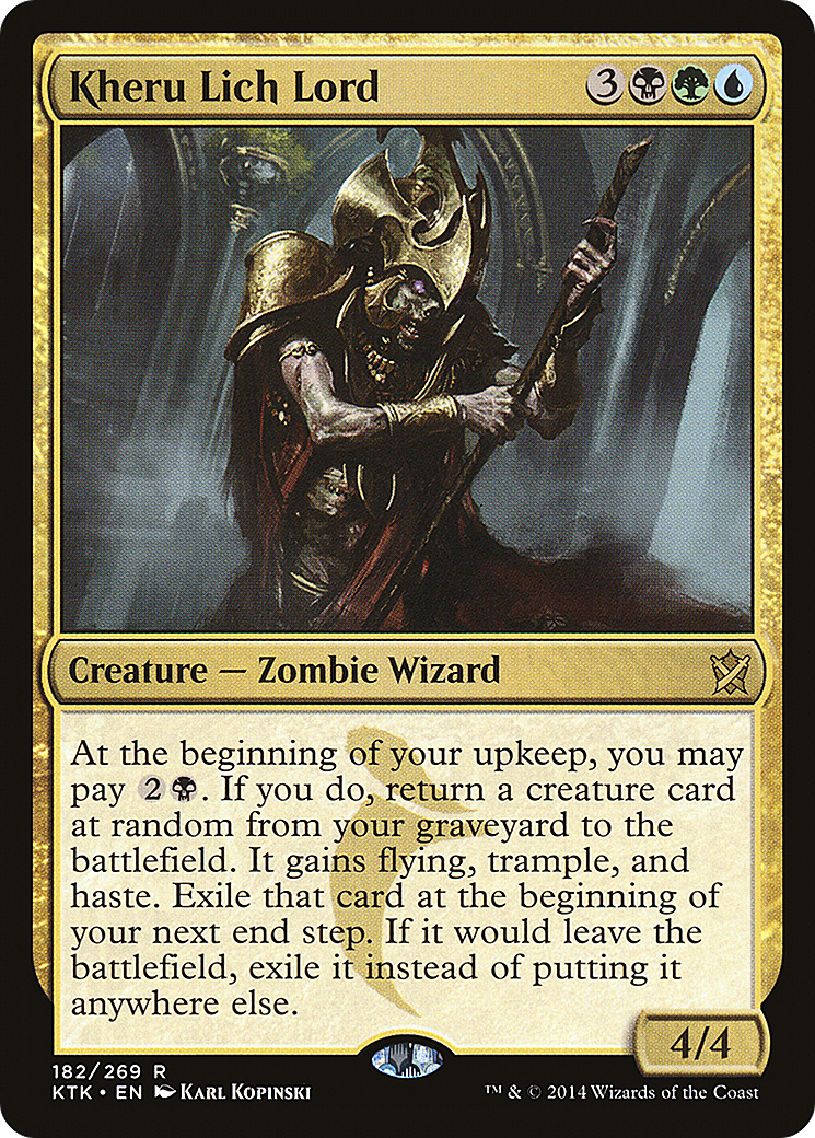 Kheru Lich Lord [Khans of Tarkir] Foil