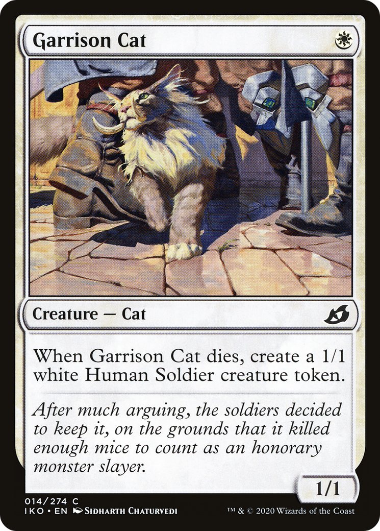 Garrison Cat [Ikoria: Lair of Behemoths] Foil