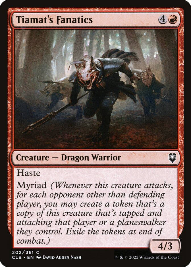 Tiamat's Fanatics 202 (Commander Legends: Battle for Baldur's Gate) 