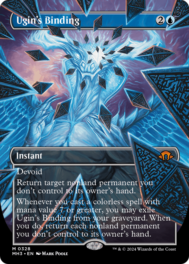 Ugin's Binding (Borderless) [Modern Horizons 3] Foil