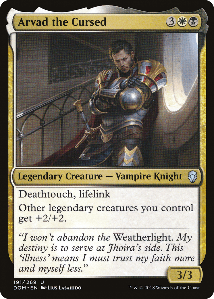 Arvad the Cursed [Dominaria] Foil