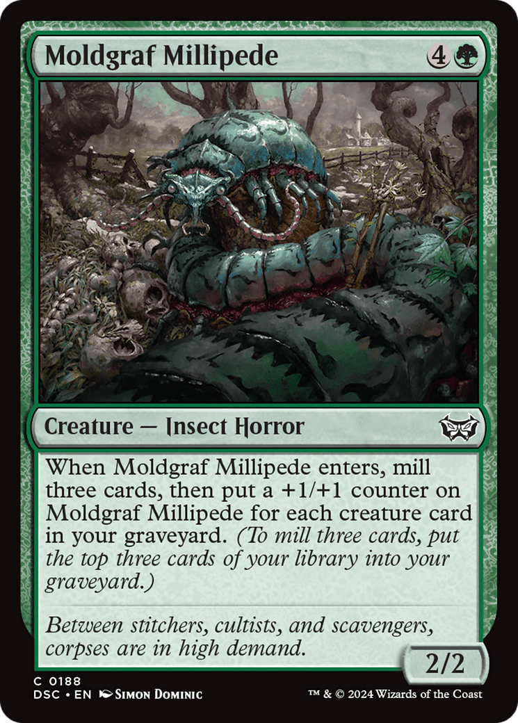 Moldgraf Millipede [Duskmourn: House of Horror Commander]