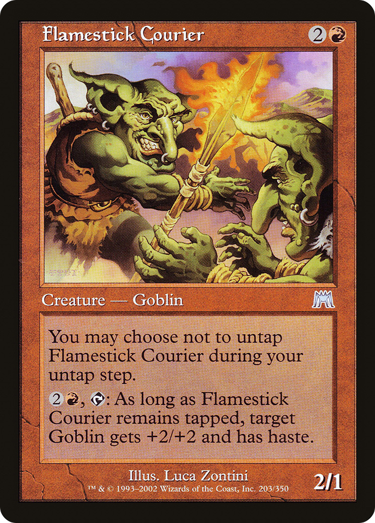 Flamestick Courier [Onslaught] Foil