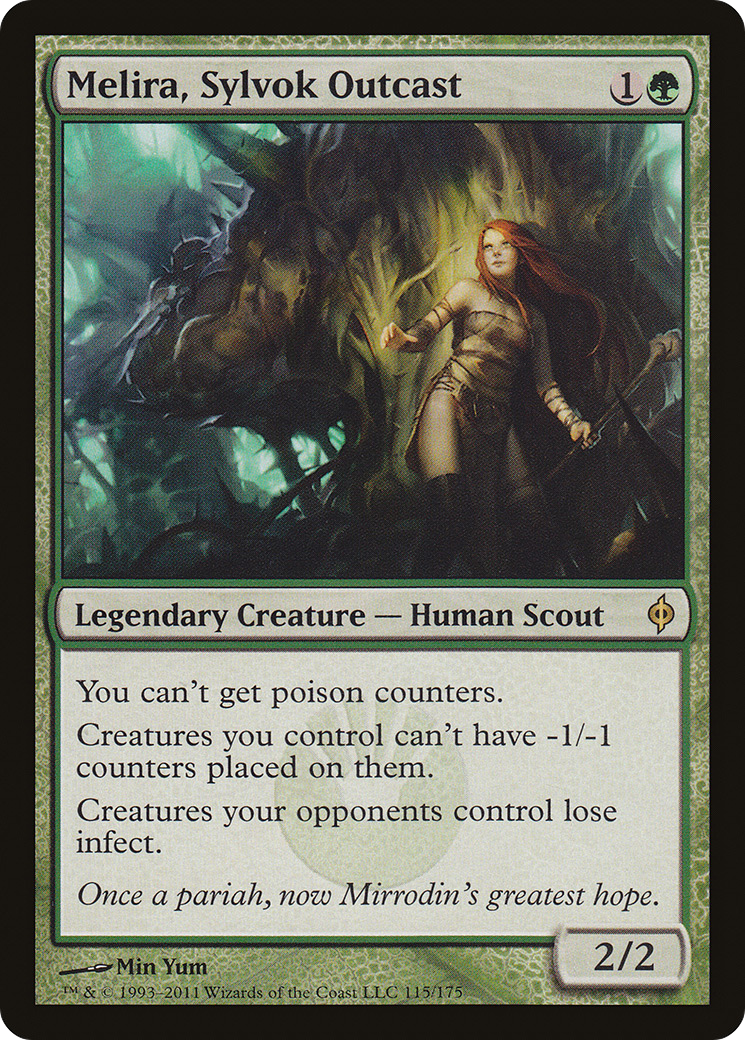 Melira, Sylvok Outcast [New Phyrexia] Foil