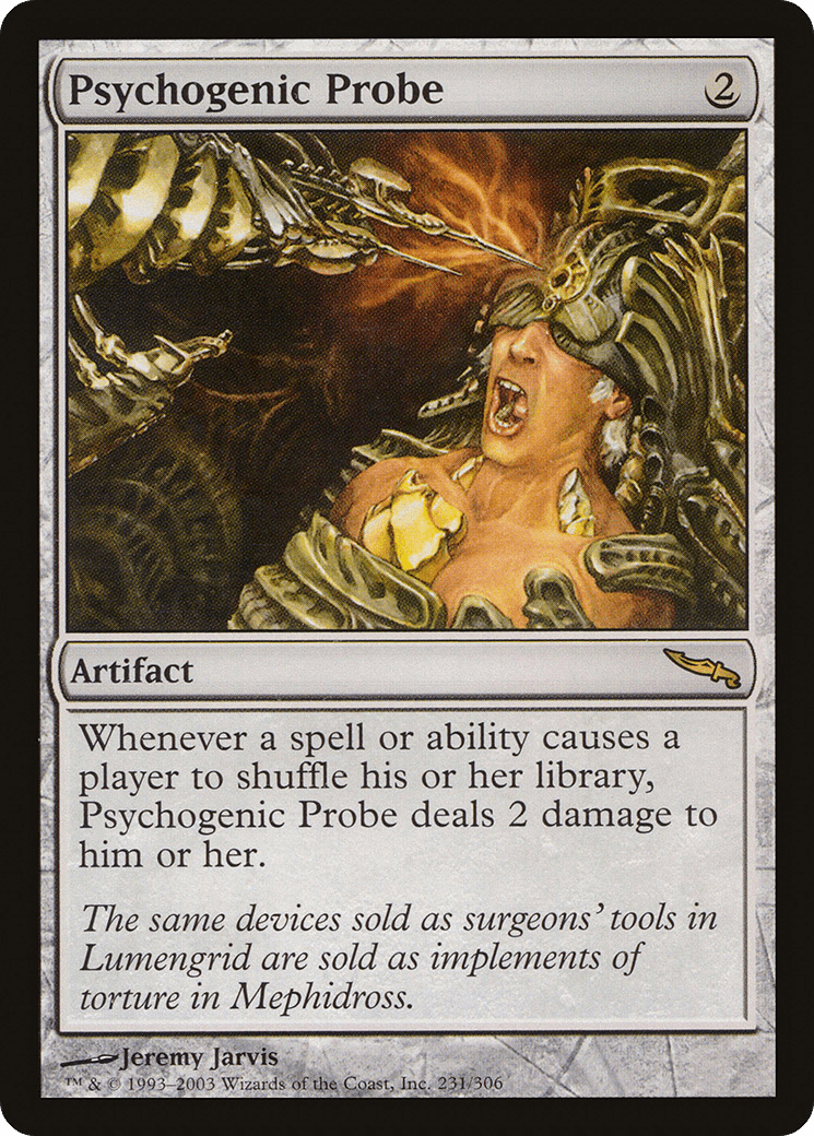 Psychogenic Probe (MRD-231) - Mirrodin Foil