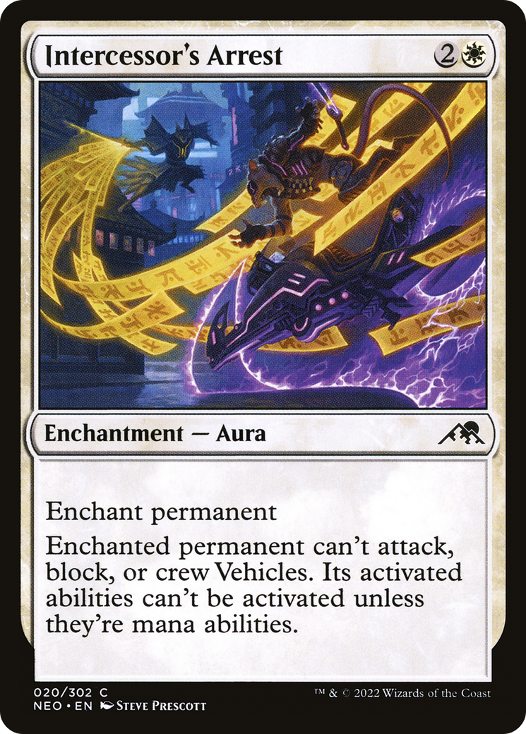 Intercessor's Arrest [Kamigawa: Neon Dynasty] Foil