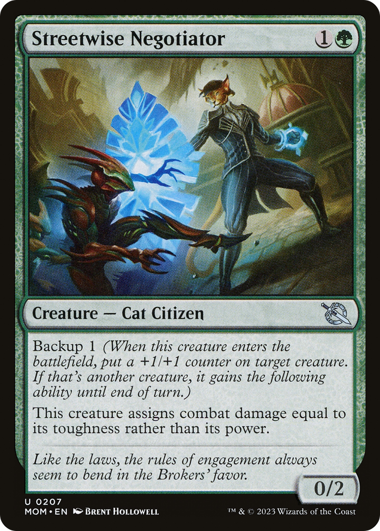Streetwise Negotiator [March of the Machine] Foil