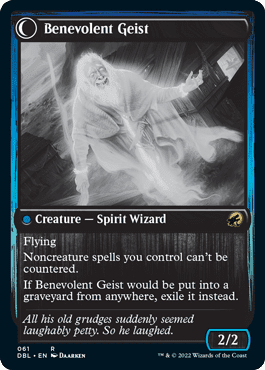 Malevolent Hermit // Benevolent Geist [Innistrad: Double Feature] Foil