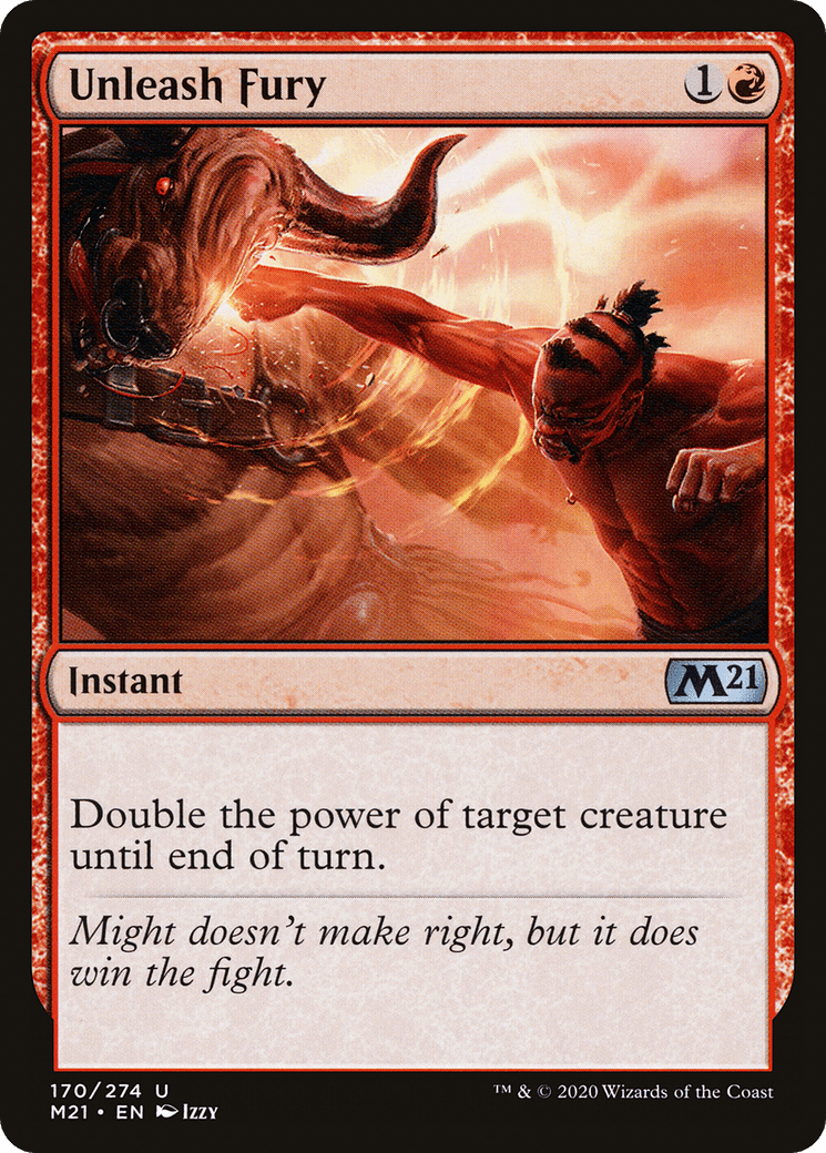 Unleash Fury [Core Set 2021] Foil