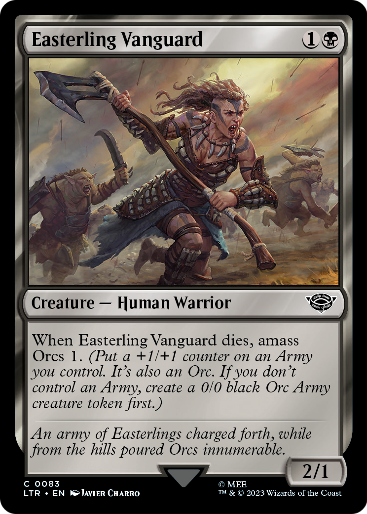 Easterling Vanguard (LTR-083) - The Lord of the Rings: Tales of Middle-earth Foil