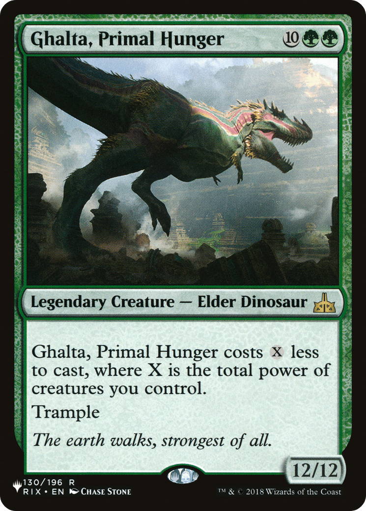 Ghalta, Primal Hunger |  (RIX-130) [The List]