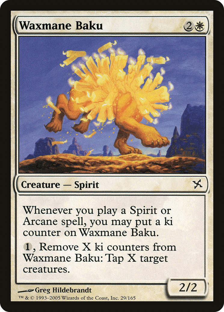 Waxmane Baku [Betrayers of Kamigawa] Foil
