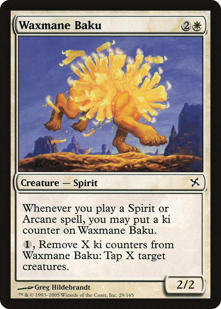 Waxmane Baku [Betrayers of Kamigawa] Foil