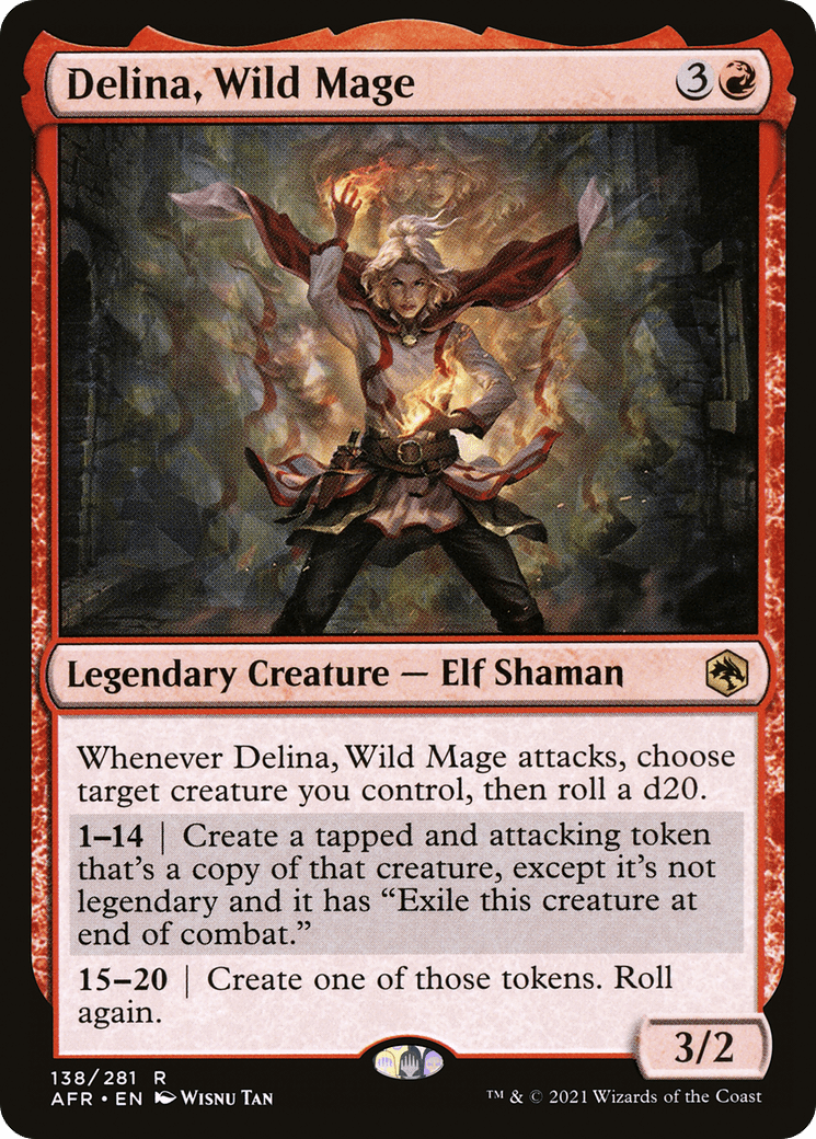 Delina, Wild Mage [Dungeons & Dragons: Adventures in the Forgotten Realms] Foil
