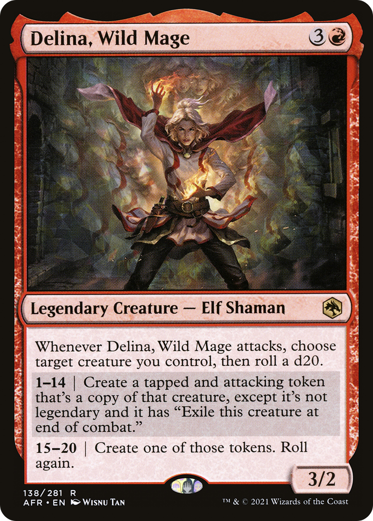 Delina, Wild Mage [Dungeons & Dragons: Adventures in the Forgotten Realms] Foil